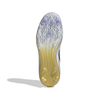 adidas F50 Elite Gazon Naturel Chaussures de Foot (FG) Enfants Blanc Noir Doré