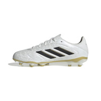 adidas Copa Pure III League Gras / Kunstgras Voetbalschoenen (MG) Kids Wit Zwart Goud
