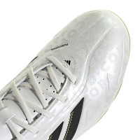 adidas Copa Pure III League Gras / Kunstgras Voetbalschoenen (MG) Kids Wit Zwart Goud