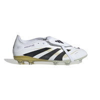 adidas Predator Pro FT Gras Voetbalschoenen (FG) Wit Zwart Goud