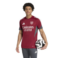 adidas Arsenal Maillot d'Entraînement Europe 2025-2026 Rouge Blanc Gris