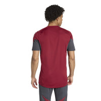 adidas Arsenal Maillot d'Entraînement Europe 2025-2026 Rouge Blanc Gris