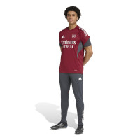 adidas Arsenal Maillot d'Entraînement Europe 2025-2026 Rouge Blanc Gris