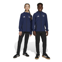 adidas Arsenal Vis Tech Trainingspak Full-Zip 2025-2026 Kids Donkerblauw Zwart Wit