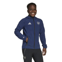 adidas Arsenal Vis Tech Veste 2025-2026 Enfants Bleu Foncé Blanc Noir