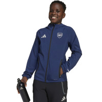 adidas Arsenal Vis Tech Veste 2025-2026 Enfants Bleu Foncé Blanc Noir