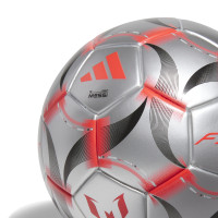 adidas Messi Mini Voetbal Maat 1 Zilver Zwart Rood
