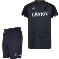 Cruyff Icon Trainingsset Kids Zwart Grijs Wit