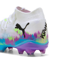 PUMA Future 8 Pro Brilliance Gras / Kunstgras Voetbalschoenen (MG) Dames Wit Blauw Paars