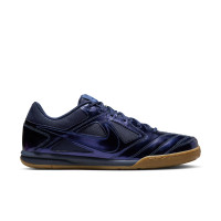 Nike Gato LV8 Chaussures de Foot en Salle (IN) Bleu Foncé Marron