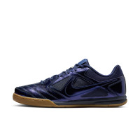 Nike Gato LV8 Chaussures de Foot en Salle (IN) Bleu Foncé Marron