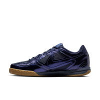 Nike Gato LV8 Chaussures de Foot en Salle (IN) Bleu Foncé Marron