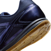 Nike Gato LV8 Chaussures de Foot en Salle (IN) Bleu Foncé Marron