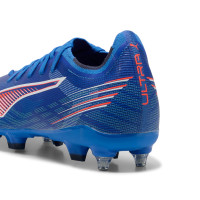 PUMA Ultra 6 Match IJzeren-Nop Voetbalschoenen (SG) Blauw Wit Felrood