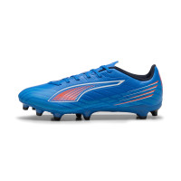 PUMA Ultra 6 Play Gras / Kunstgras Voetbalschoenen (MG) Blauw Wit Felrood