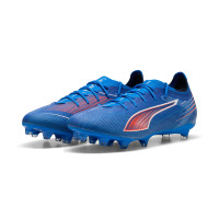 PUMA Ultra 6 Pro Gras / Kunstgras Voetbalschoenen (MG) Blauw Wit Felrood