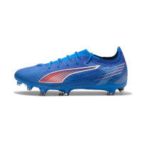 PUMA Ultra 6 Pro Gras / Kunstgras Voetbalschoenen (MG) Blauw Wit Felrood