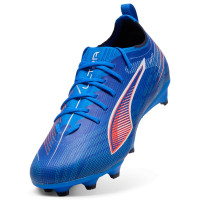 PUMA Ultra 6 Pro Gras / Kunstgras Voetbalschoenen (MG) Kids Blauw Wit Felrood