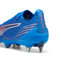 PUMA Ultra 6 Ultimate Crampons Vissés Chaussures de Foot (SG) Bleu Blanc Rouge Vif