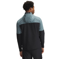 Veste tissée Under Armour Tech Utility, noir, bleu clair
