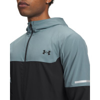 Veste tissée Under Armour Tech Utility, noir, bleu clair