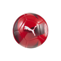 PUMA AC Milan Essential Mini Voetbal Maat 1 2025-2026 Rood Zwart Wit
