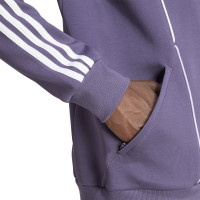adidas Manchester United Urban Purist Survêtement Full-Zip 2025-2026 Mauve Blanc