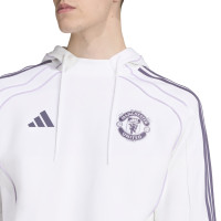adidas Manchester United Urban Purist Hoodie 2025-2026 Wit Paars