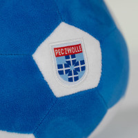 PEC Zwolle Pluche Voetbal Blauw Wit Maat 1