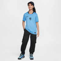 Nike Nederland Uitshirt OranjeLeeuwinnen 2025-2027 Kids + EK 2025 Badges