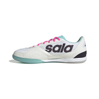 adidas Top Sala Competition II Chaussures de Foot en Salle (IN) Blanc Noir Turquoise Rose