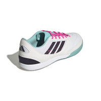 adidas Top Sala Competition II Chaussures de Foot en Salle (IN) Blanc Noir Turquoise Rose