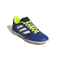 adidas Super Sala III Chaussures de Foot en Salle (IN) Bleu Bleu Foncé Blanc Néon Jaune