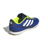 adidas Super Sala III Chaussures de Foot en Salle (IN) Bleu Bleu Foncé Blanc Néon Jaune
