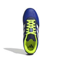 adidas Super Sala III Chaussures de Foot en Salle (IN) Enfants Bleu Bleu Foncé Blanc Néon Jaune