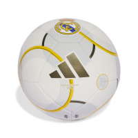 adidas Real Madrid Club Ballon de Foot Taille 5 2025-2026 Blanc Doré Gris
