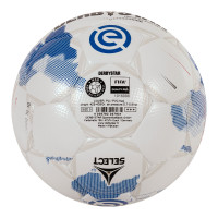 Derbystar Eredivisie Brillant Ballon de Foot Taille 5 2025-2026 Blanc Bleu Clair Noir