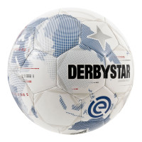 Derbystar Eredivisie Replica Ballon de Foot Taille 5 2025-2026 Blanc Bleu Clair Noir