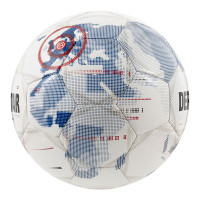 Derbystar Eredivisie Replica Ballon de Foot Taille 5 2025-2026 Blanc Bleu Clair Noir