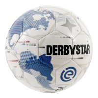 Derbystar Eredivisie Replica Ballon de Foot Taille 5 2025-2026 Blanc Bleu Clair Noir