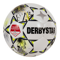 Derbystar Keuken Kampioen Divisie Brillant Voetbal Maat 5 2025-2026 Wit Zwart Geel