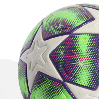 adidas Women's UEFA Champions League Pro Ballon de Foot Taille 5 2025-2026 Mauve Vert Blanc