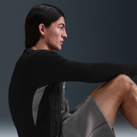 Nike Pays-Bas Lionnes Maillot de Gardien de But Manches Longues 2025-2027 Hommes Noir