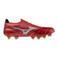 Mizuno Morelia Neo IV Beta Elite Crampons Vissés Chaussures de Foot (SG) Rouge Argenté Noir