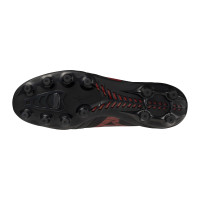 Mizuno Morelia Neo IV Beta Elite Gazon Naturel Chaussures de Foot (FG) Noir Rouge