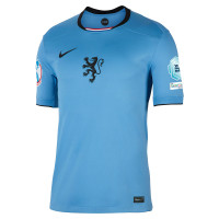 Nike Nederland Uitshirt OranjeLeeuwinnen 2025-2027 Heren + EK 2025 Badges