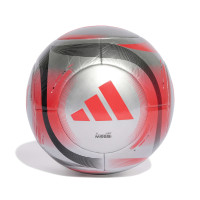 adidas Messi Club Ballon de Foot Taille 5 Argenté Noir Rouge