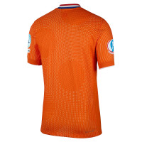 Nike Pays-Bas Lionnes Maillot Domicile Authentic 2025-2027 Hommes + WEURO 2025 Badges