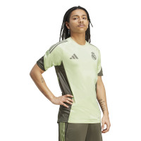 adidas Real Madrid Trainingsshirt 2025-2026 Lichtgroen Grijs