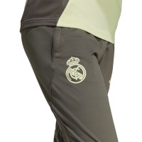 adidas Real Madrid Pantalon d'Entraînement 2025-2026 Enfants Gris Vert Clair
